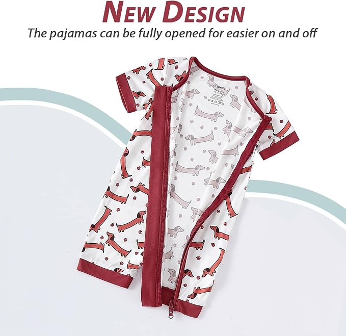 OPAWO Bamboo Sleepers for Baby Boy Pajamas Bamboo Pajamas Baby Romper 0-24M | 2 - Image 7