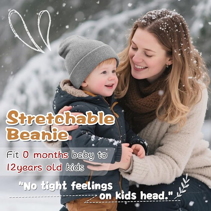 ZOORON Toddler Beanie Baby Beanies - Image 4