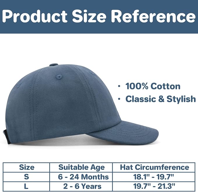 qikqik Baby Baseball Cap Toddler Baseball Hat Baby Ball Cap Toddler Hats - Image 6