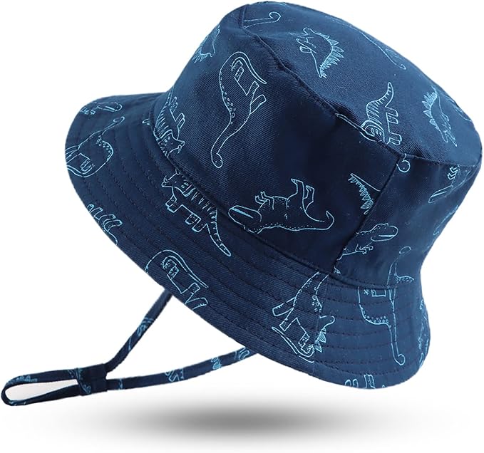 JANGANNSA Dinosaur Baby Boys Sun Hat Cotton Toddler Girls Bucket Hats Summer by JANGANNSA