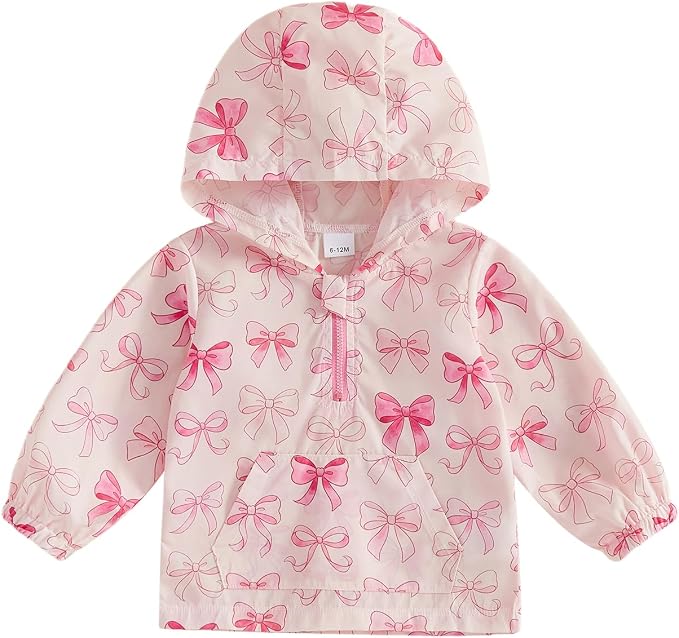 Toddler Windbreaker Jacket Baby Girl Hooded Zip Up Sweatshirt Winter Jacket by Lefyira