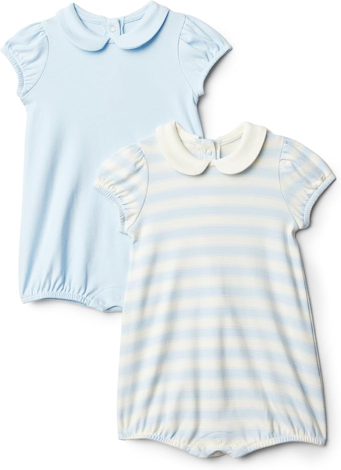 Amazon Essentials x Sofia Grainge Baby Girls' Cotton Short Sleeve Romper by AmazonEssentials