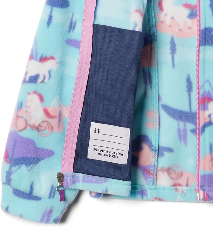 Columbia Youth Girls Benton Springs II Printed Fleece Jacket - Image 8