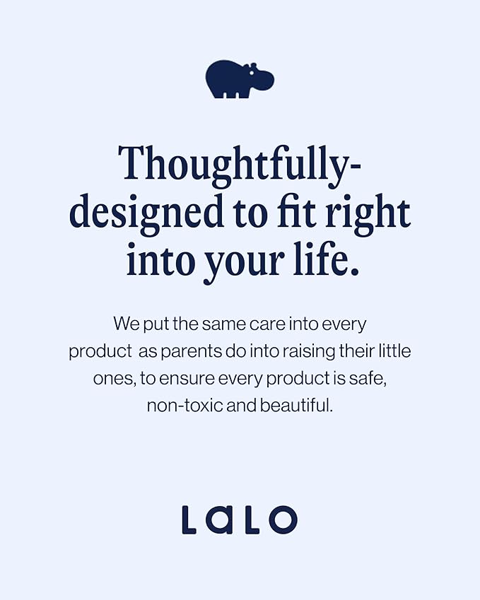 Lalo Big Bites Kids Dinnerware Full Set - Dishwasher Safe, BPA Free, Kids Tableware Set - Includes Stackable Bowl, Plate, Utensils & Cup - 7 Pieces - Grapefruit