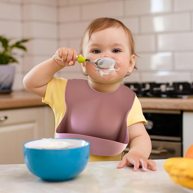 Silicone Baby Feeding Bibs – Waterproof, Soft & Adjustable - Image 6