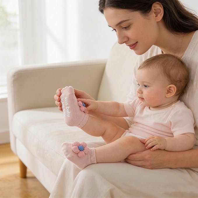 Baby Socks Non-Slip Grips for Babies - Image 3