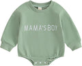VISGOGO Newborn Infant Baby Boy Girls Oversized Romper Little Dude Sweater Onesie Coming Home Outfit Neutral Clothes
