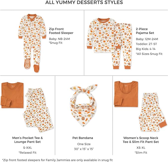 Burt's Bees Baby Matching Family Jammies, Organic Cotton, Holiday Pajamas - Image 2