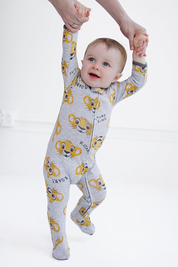 Disney Baby Boys' 2-Pack Footed One-Piece Sleep N' Play Newborn to Infant - Image 2