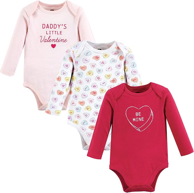 Hudson Baby Baby Girls' Cotton Long-sleeve Bodysuits 3-pack by HudsonBaby