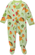 HonestBaby Baby Boys' Sleep & Play Footed One-piece Pajama Sleeper 100% Organic by HonestBaby