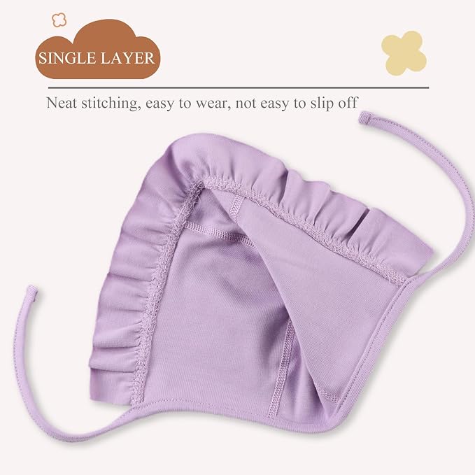 Lovely Baby Girl Hospital Hat Soft Cotton Newborn Beanie Winter Baby Hats - Image 3