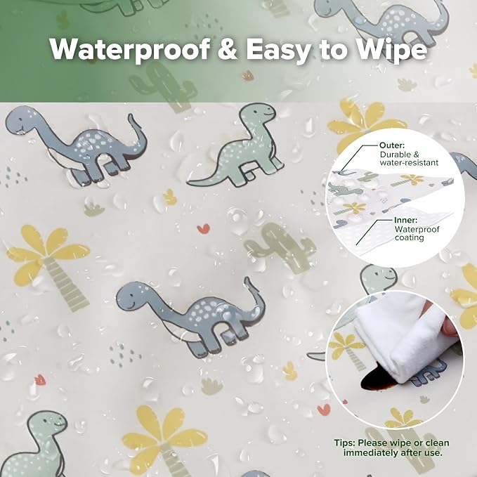 haakaa Waterproof Baby Bibs for Eating 2pcs for 6-24M - Image 4