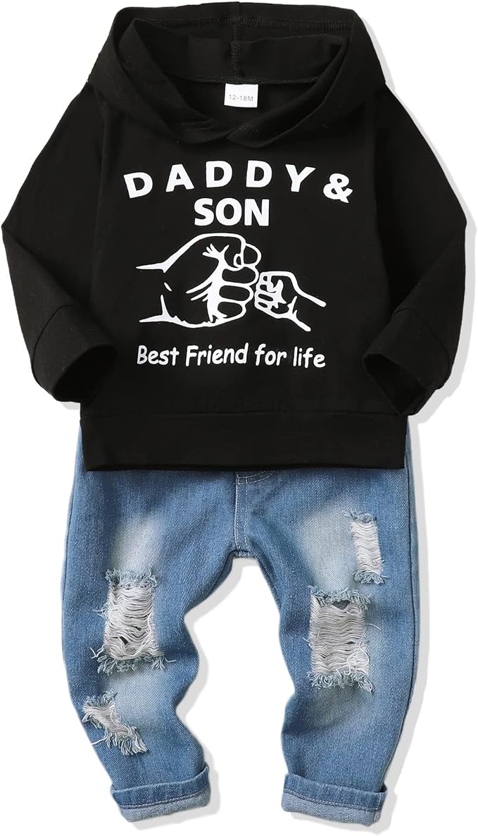 NZRVAWS Baby Boy Clothes Toddler Boy Outfit 2 3 4T 6 12 18 24 Month Fall Winter by NZRVAWS