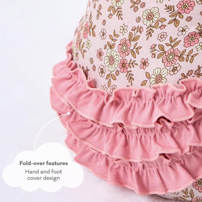 pureborn Baby Sleeper Viscose from Bamboo Zipper Footies 0-24 Months - Image 6