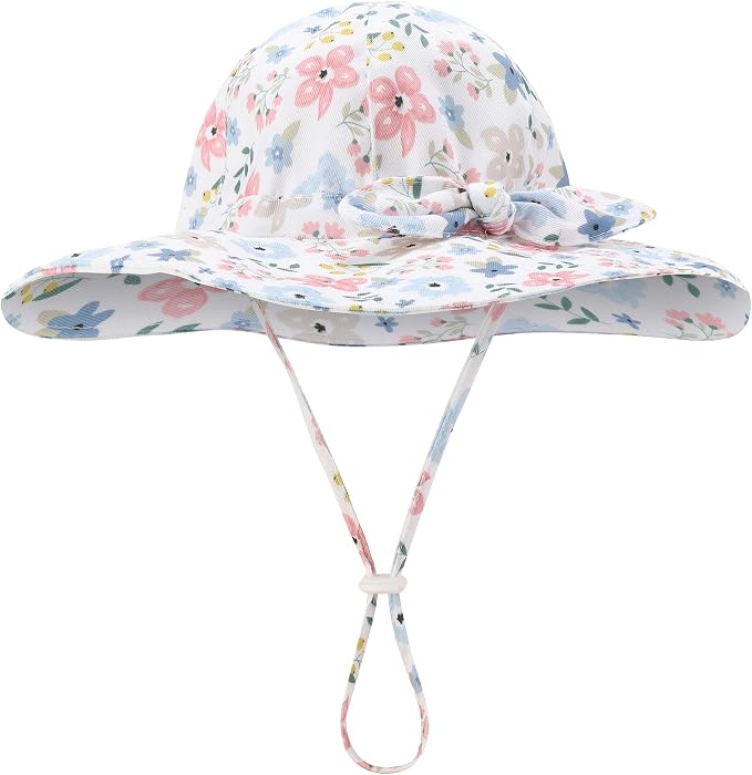 Baby Toddler Sun Protection Bucket Hat Infant Beach Summer Hats - Image 2