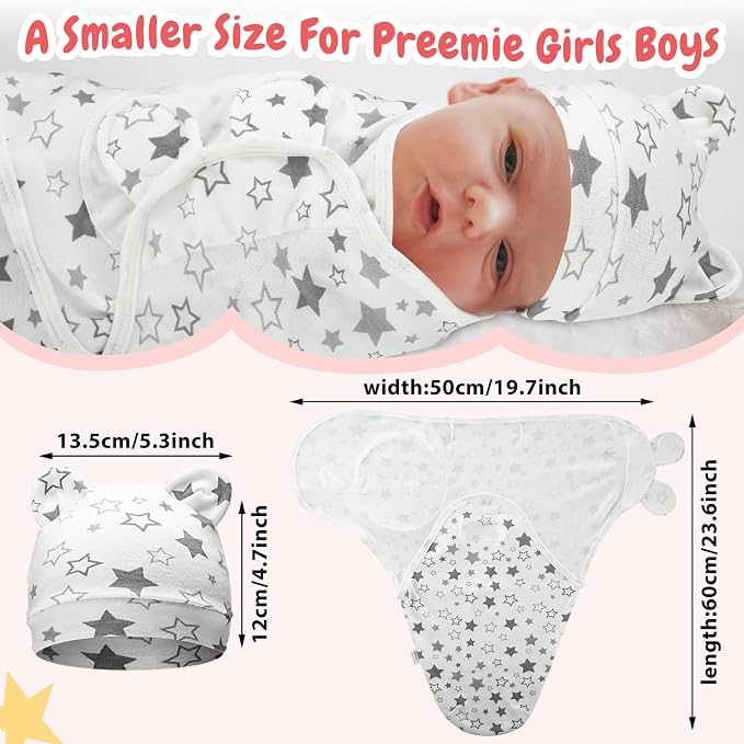 Buryeah 4 Pack Swaddle Blanket Wrap - Image 3