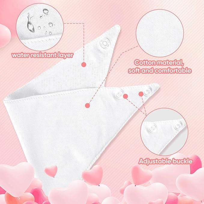 NACHLYNN 165 Pcs White Baby Bibs Baby Shower Games Set Including 36 Blank Baby Bibs 36 Stencils 80 Clothespins 12 Fabric Markers 1 Hemp Rope for Boys Girls Gender Reveal Party