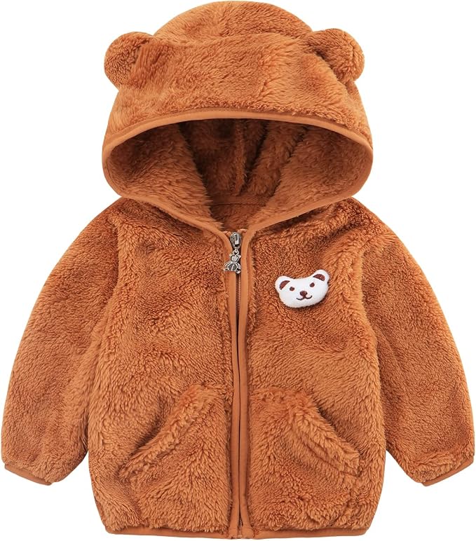 Baby Boy Fleece Jacket Girl Winer Clothes Coat by TUMARON