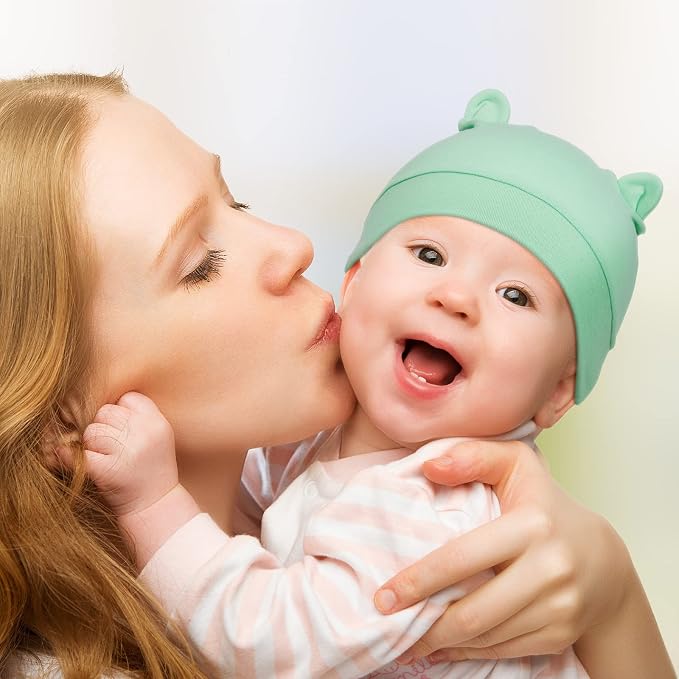 Geyoga Pieces Newborn Baby Hat Bear Ears - Image 6