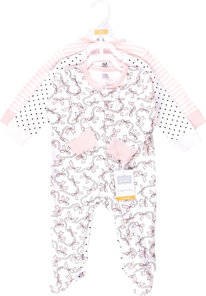Hudson Baby Unisex Baby Cotton Sleep and Play - Image 2