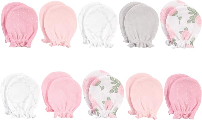 Hudson Baby Baby Hudson Baby Unisex Baby Cotton Scratch Mittens, One Size by HudsonBaby
