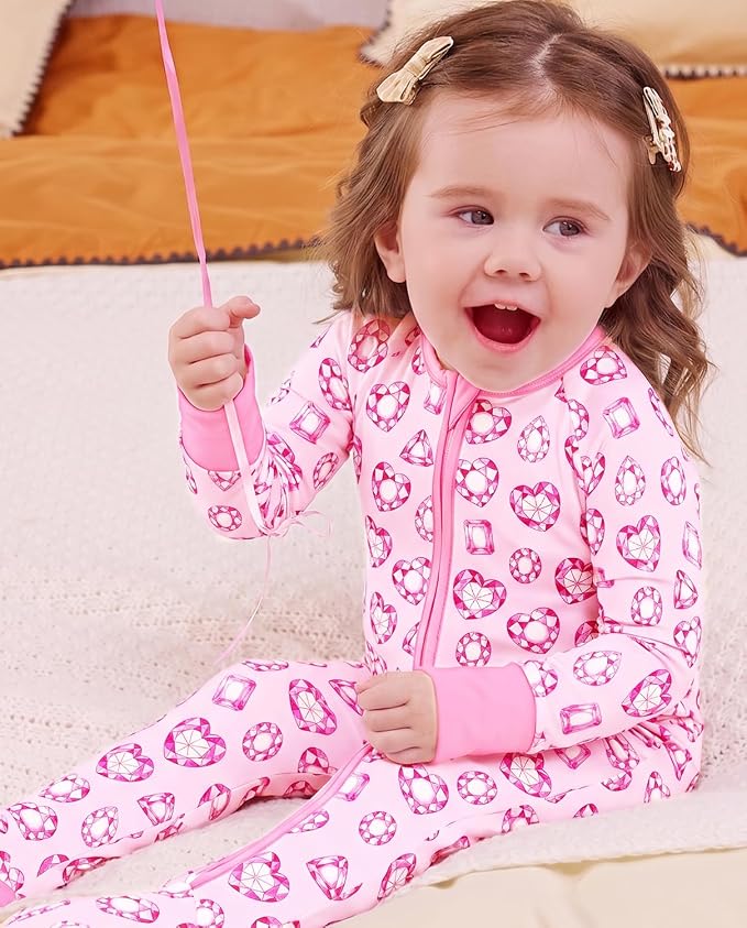 babee Reshinee Viscose derived from bamboo Baby Pajamas Convertible Footie - Image 9