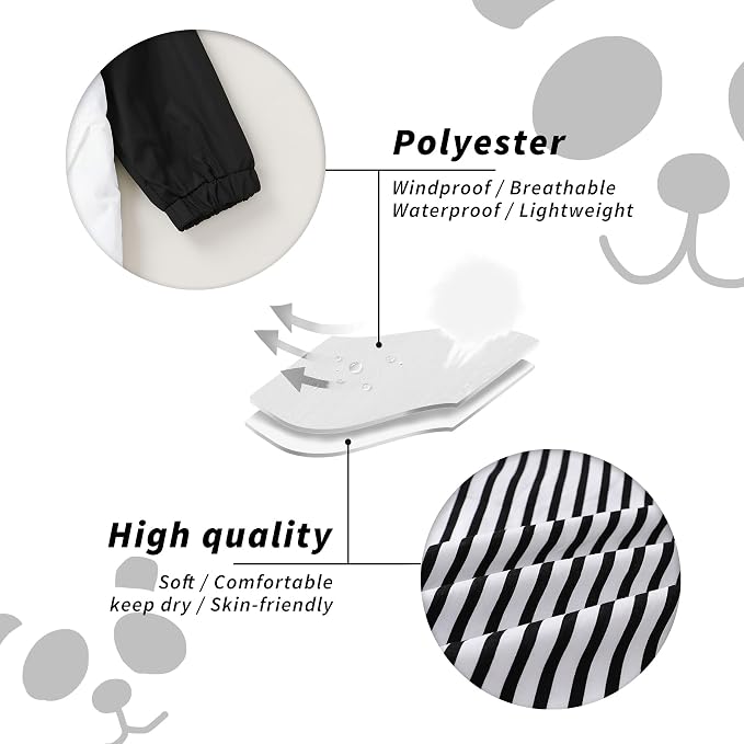 YOUNGER TREE Toddler Baby Boy Girl Duck Raincoat Cute Cartoon Hoodie Zipper - Image 5