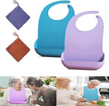 2 pieces adult bib Large silicone adult bibs by HADEWEITE