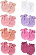 AQOKKA Newborn Baby Mittens No Scratch Cotton Elastic Wrist Gloves Infant by AQOKKA
