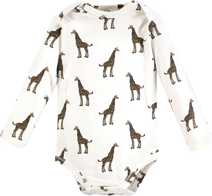 Touched by Nature Unisex Baby Organic Cotton Long-Sleeve Bodysuits - Image 6