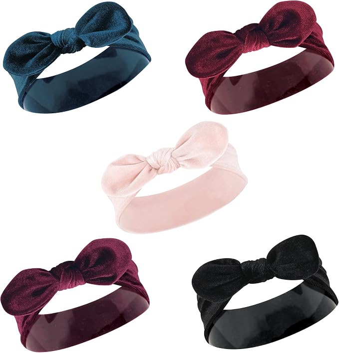 Hudson Baby Cotton and Synthetic Headbands, Size 0-24 Months by HudsonBaby