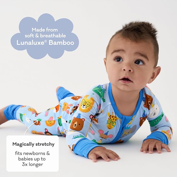 Little Sleepies Pajamas for Baby Boys & Girls, Viscose from Bamboo Baby Pajamas - Image 5