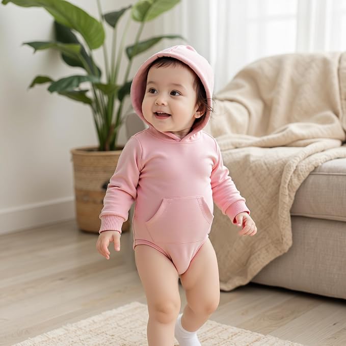 Newborn Halloween Romper Girl Boy Hoodie Romper Sweatshirt | 0-18 Months Baby - Image 2