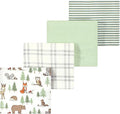 Luvable Friends Little Treasure Flannel Receiving Blankets 4pk by Luvable+Friends