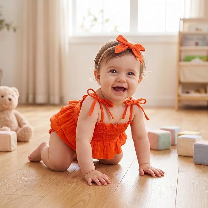 Baby Girl Romper Ruffle Newborn Girl Bodysuit Jumpsuit Baby Girl Clothes Outfit - Image 2