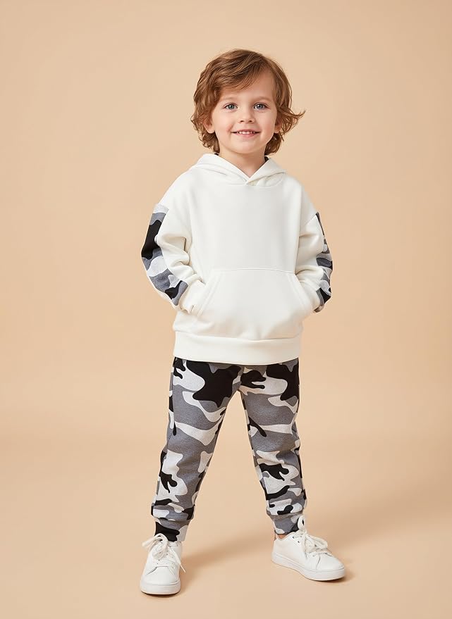 Toddler Baby Boys Camouflage Sweatsuit - Image 2