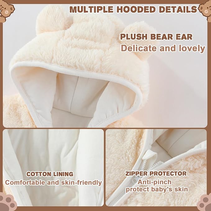 AiWMGL Newborn Baby Bear Outfit - Image 4
