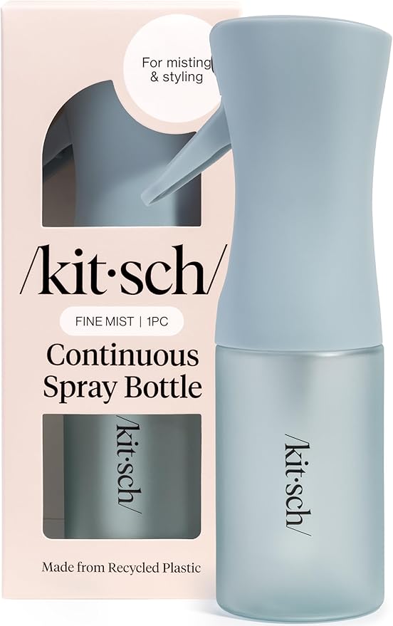 Kitsch Continuous Spray Bottle for Hair – Haze Blue, 150ml | Fine Mister Spray by Unknown