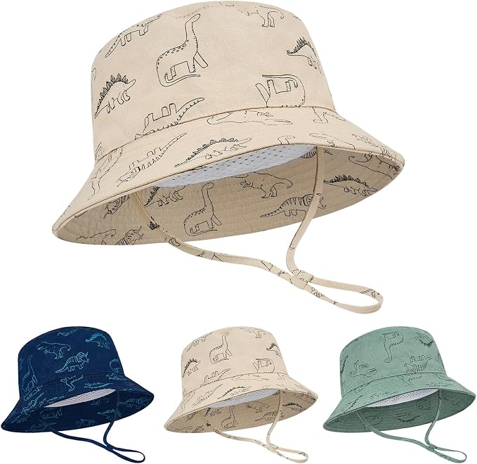 Durio Baby Sun Hat UPF50+ Wide Brim Bucket Hats by DURIO