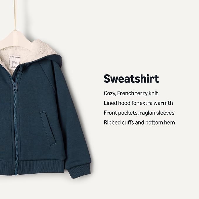 Amazon Essentials x Sofia Grainge Unisex Toddlers and Babies' Zip Hoodie - Image 3