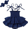 YOUNGER TREE Baby Girl Clothes Infant Summer Romper Dress Sleeveless Bodysuit by YOUNGERTREE