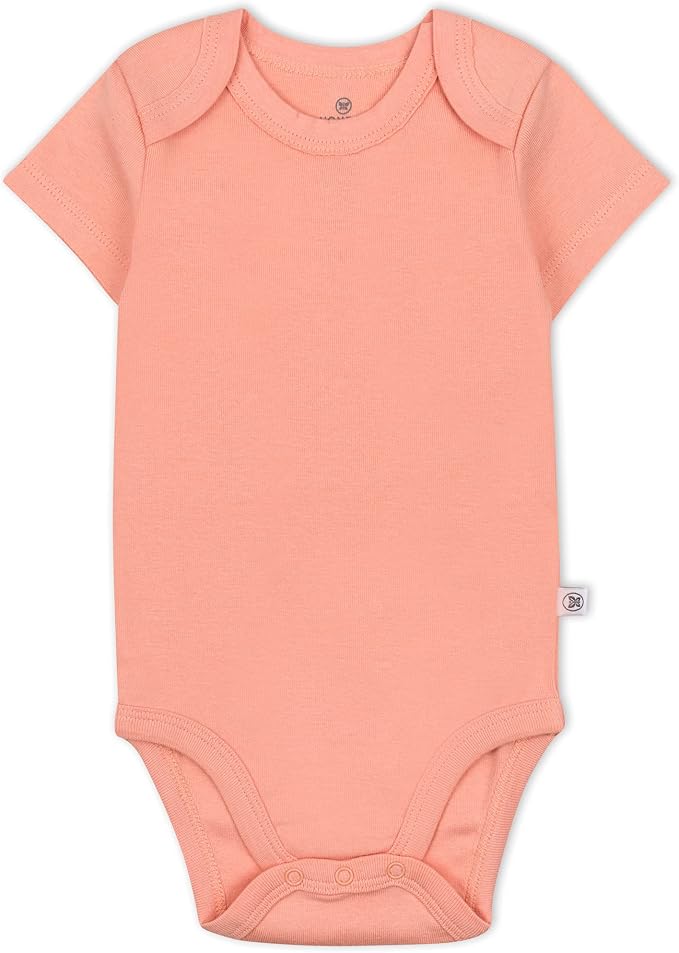HonestBaby baby-girls 5-pack Short Sleeve Bodysuits One-piece 100% Organic - Image 6