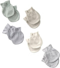 Butterblu Morgan 5-Pack Mitts 100% Cotton No Scratch Mitten Gloves | GOTS by Butterblu