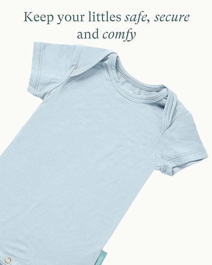 PurComfy Bamboo Viscose Short Sleeve Bodysuit Baby, Unisex Baby | Ideal - Image 6