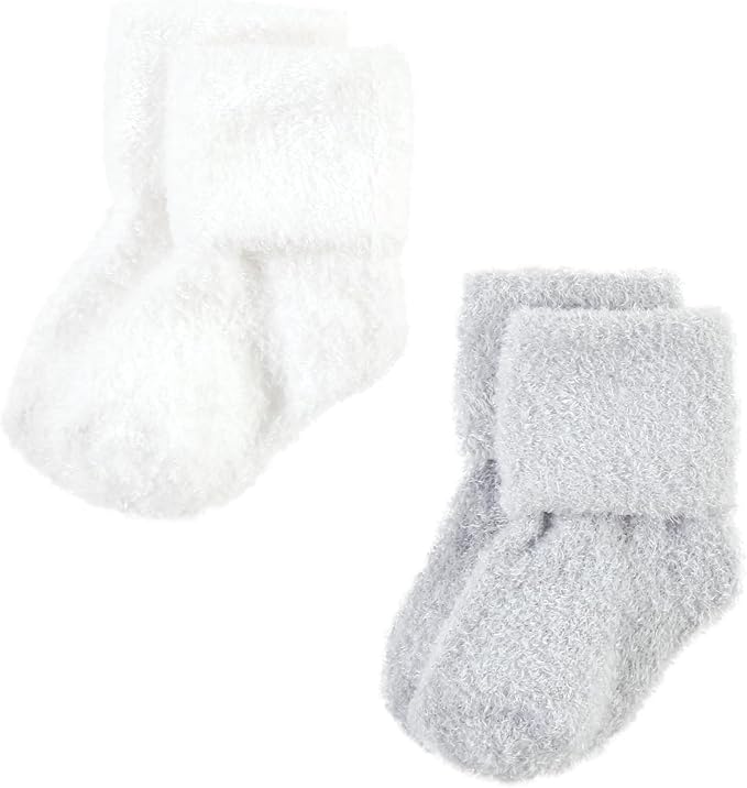 Hudson Baby Baby 8-pack Cotton Rich Newborn and Terry Socks - Image 5