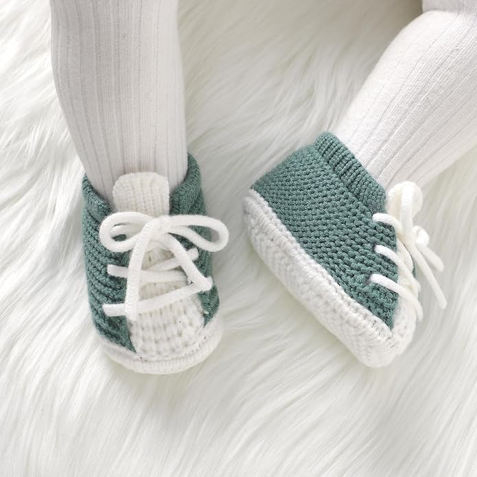 Baby Booties Newborn Baby First Shoes | Cozy Warm Knit Soft Booties - Image 2
