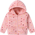 Toddler Baby Girl Fleece Jackets Fall Clothes Hooded Zip Fuzzy Coats by Adarl