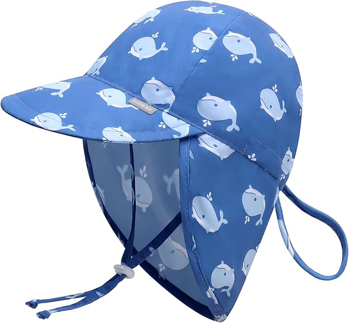 Duoyeree UPF 50+ Baby Sun Hat, Ear & Neck Protection by Duoyeree