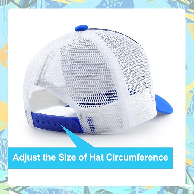 Mesh Toddler Baseball Cap, Adjustable Breathable Sun Hat - Image 5